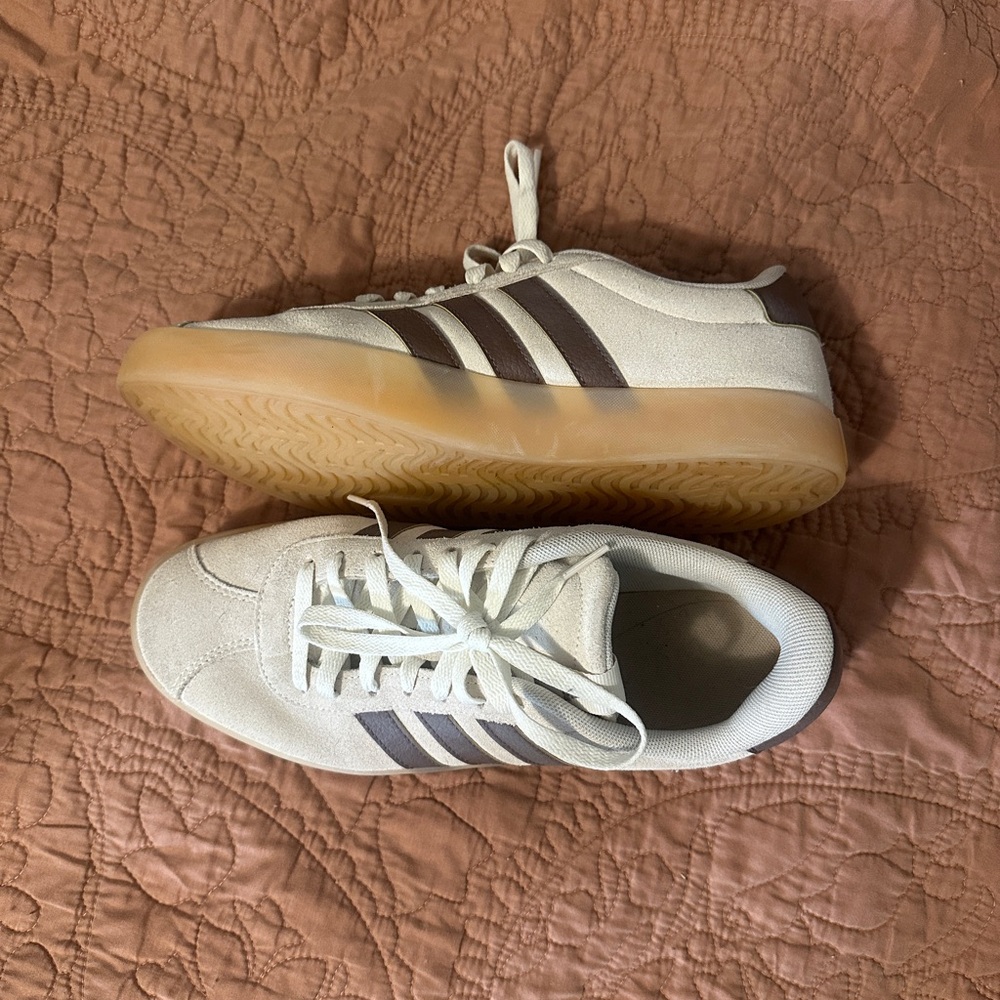 Adidas White and Gray Sneakers